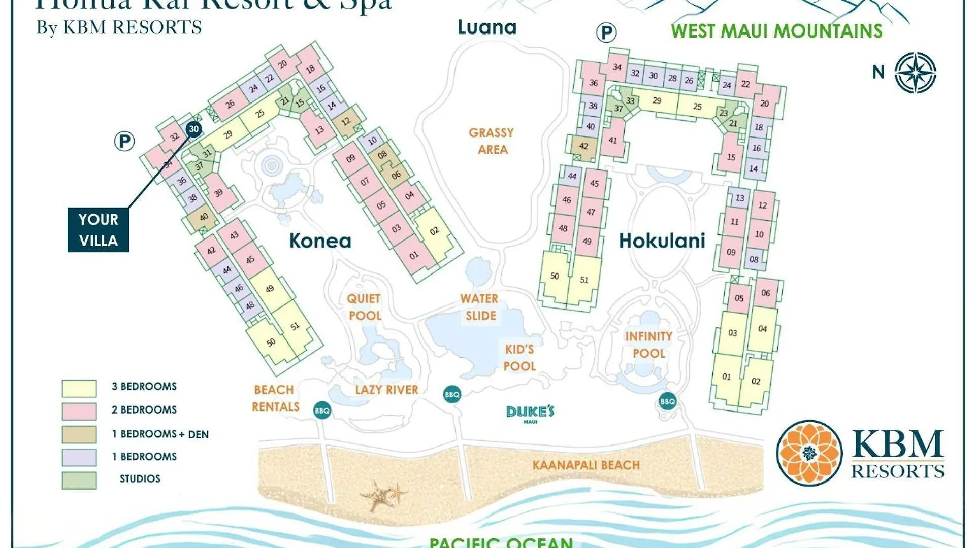 Kbm Resorts Free Car Honua Kai Konea Hkk-730 Breathtaking Mountain Views كانابالي 0*,  الولايات المتحدة الأمريكية